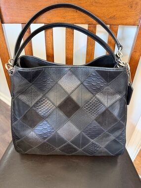 NWT Coach Metallic Patchwork Phoebe Purse